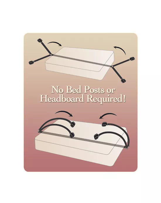 Bondage Bed Restraint Kit