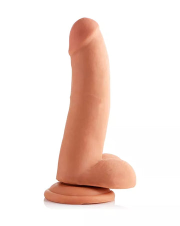 USA Cocks 8 Inch Ameriskin Dildo - Medium Skin Tone