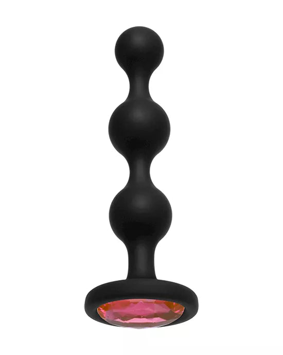 Booty Bling Jeweled Anal Bead Plug