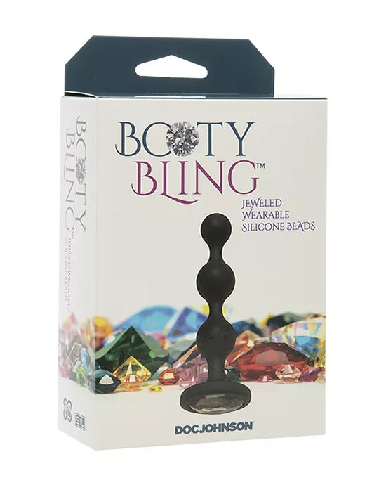 Booty Bling Jeweled Anal Bead Plug