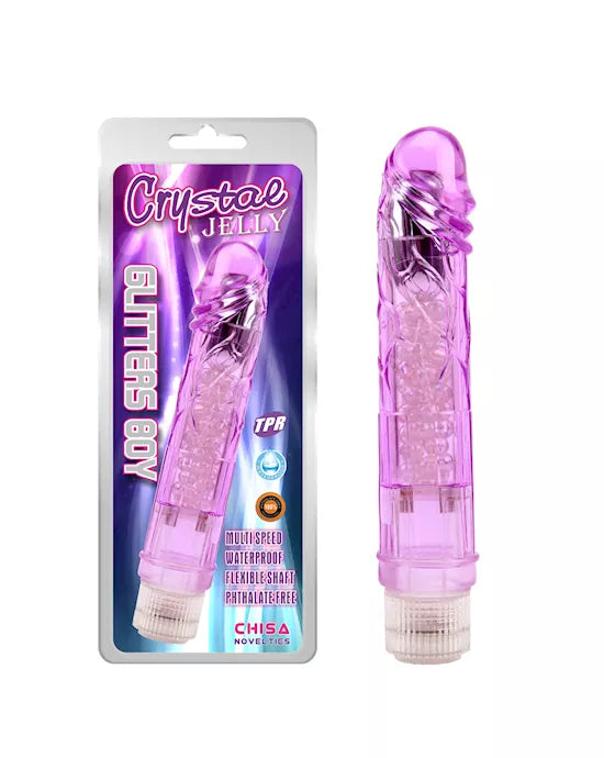 Glitter Boy Vibrator - 9.2 Inch