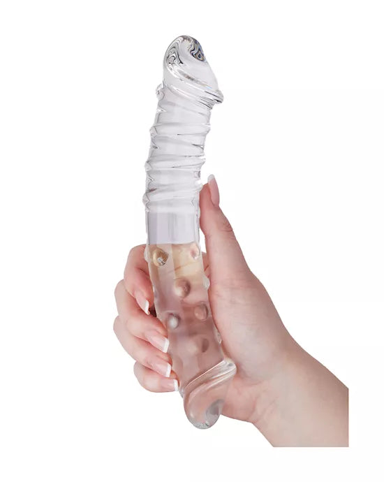 Lucent Duo Double Entry Glass Massager