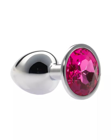 Kink Range Alloy Gem Butt Plug - 2.8 Inch