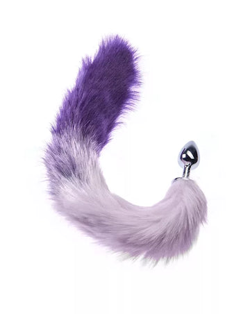 Kink Range Tail Butt Plug - 2.9 Inches - Purple tail
