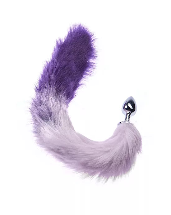 Kink Range Tail Butt Plug - 2.9 Inches - Purple tail