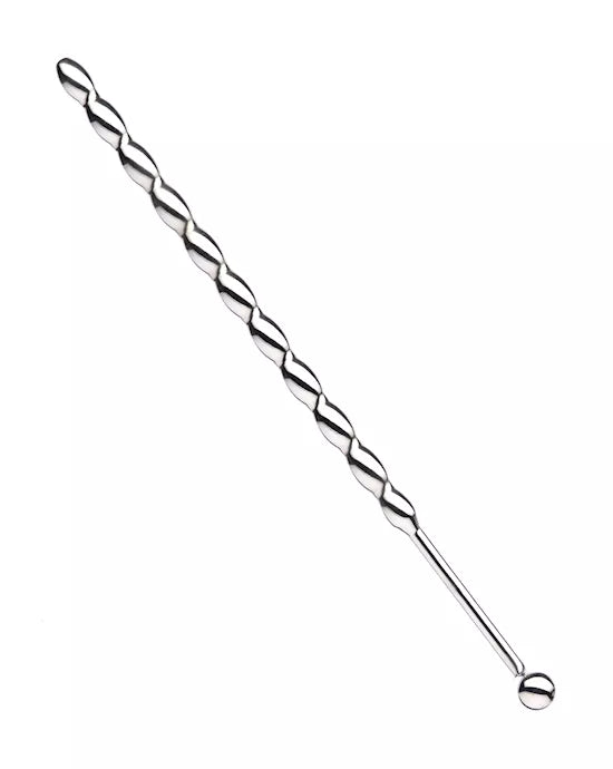 Kink Range Stainless Steel Twisted Penis Plug 5.9 Inches