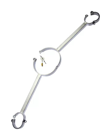Kink Range Male Spreader Bar With Neck Cuff