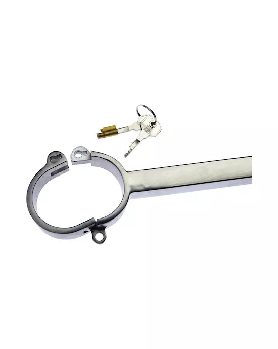 Kink Range Male Spreader Bar With Neck Cuff