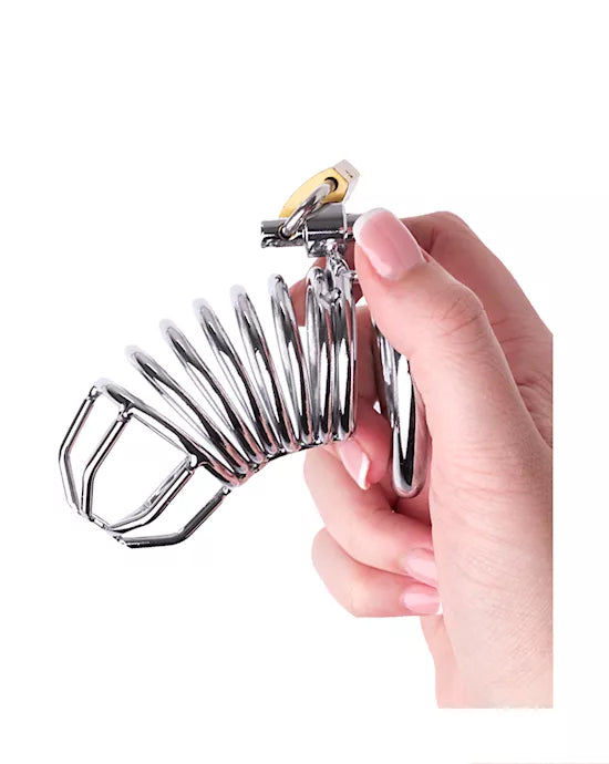 Kink Range Spiraled Chastity Cage - 44mm