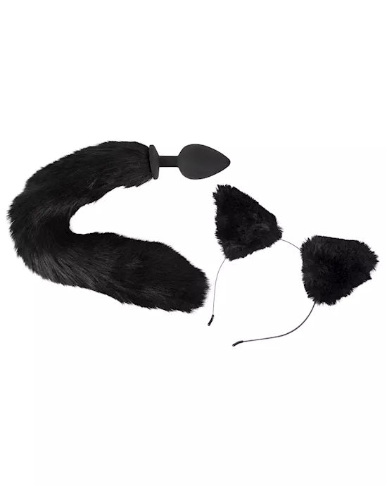 Bad Kitty Pet Play Plug and Ears