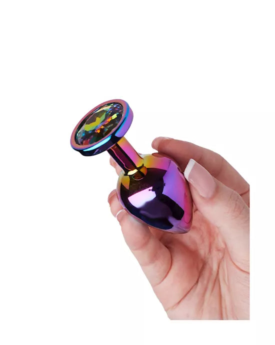 Kink Range Rainbow Anal Plug - 3.2 Inch