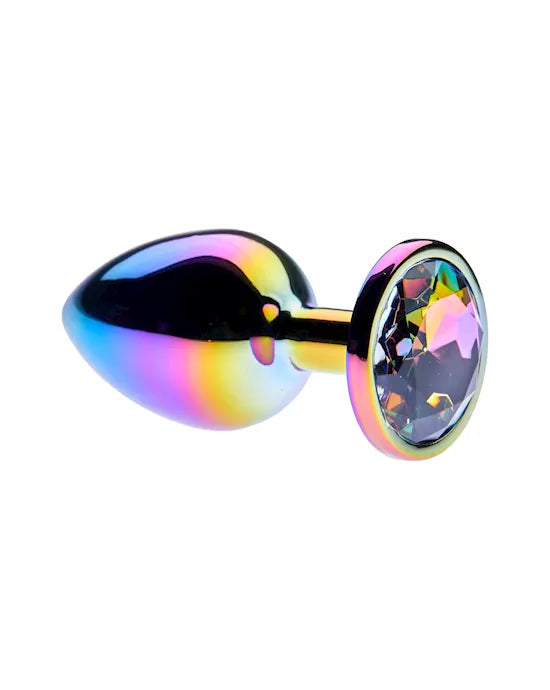 Kink Range Rainbow Anal Plug - 3.7 Inch