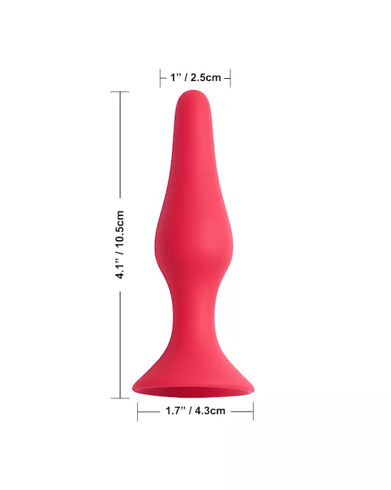 Share Satisfaction Small Silicone Butt Plug