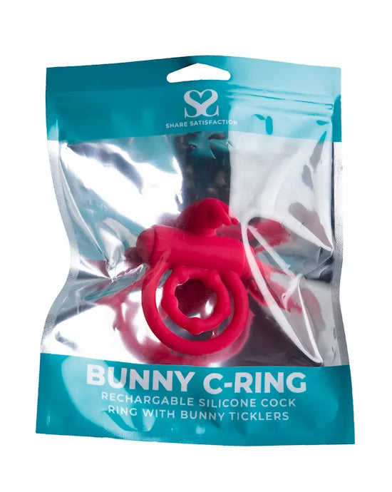 Share Satisfaction Vibrating Rabbit Ring