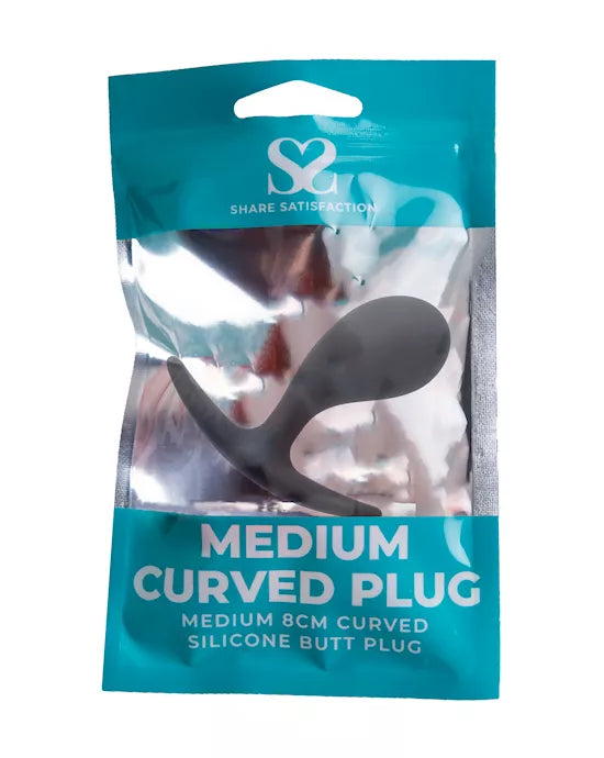 Share Satisfaction Medium Curved Plug