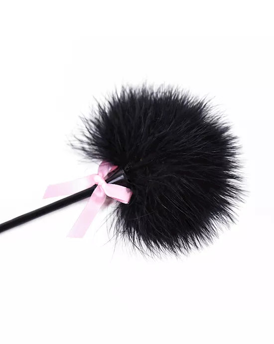 Pink Bow Feather Tickler and Paddle