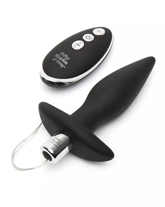 Fifty Shades of Grey Relentless Vibrations Remote Control Butt Plug