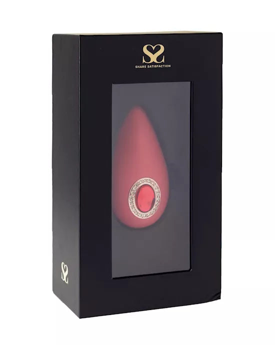 Share Satisfaction Sana Luxury Gemmed Lay-on Vibrator