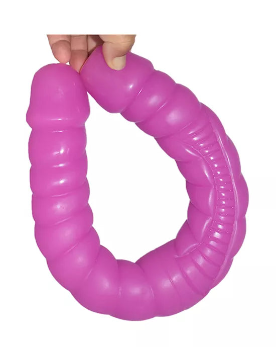 Ribbed Double Ended Dildo