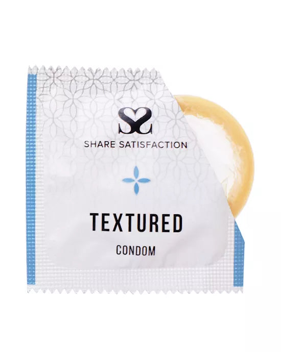 Share Satisfaction Textured Condoms - 12 Pack