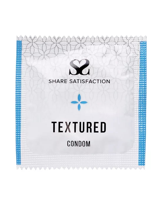 Share Satisfaction Textured Condoms - 100 Bulk Pack