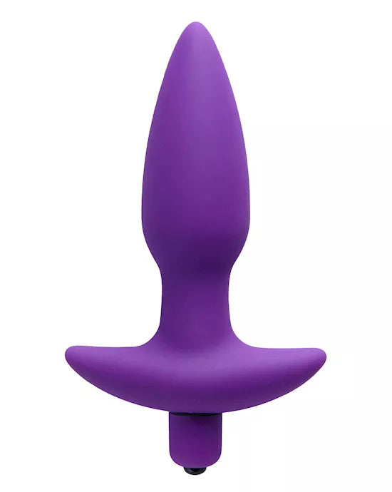 Aria Vibrating Silicone Anal Plug- Medium