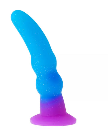 Nood Colours Glitter Rippled Dildo